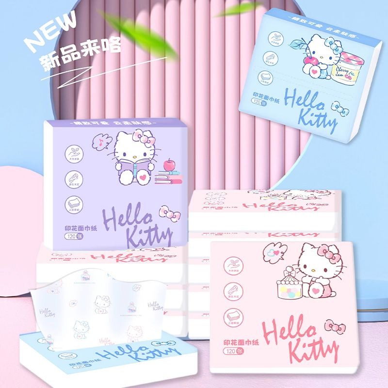 Travel Accessories Girly - Nuovi Fazzoletti Hello Kitty in Confezione