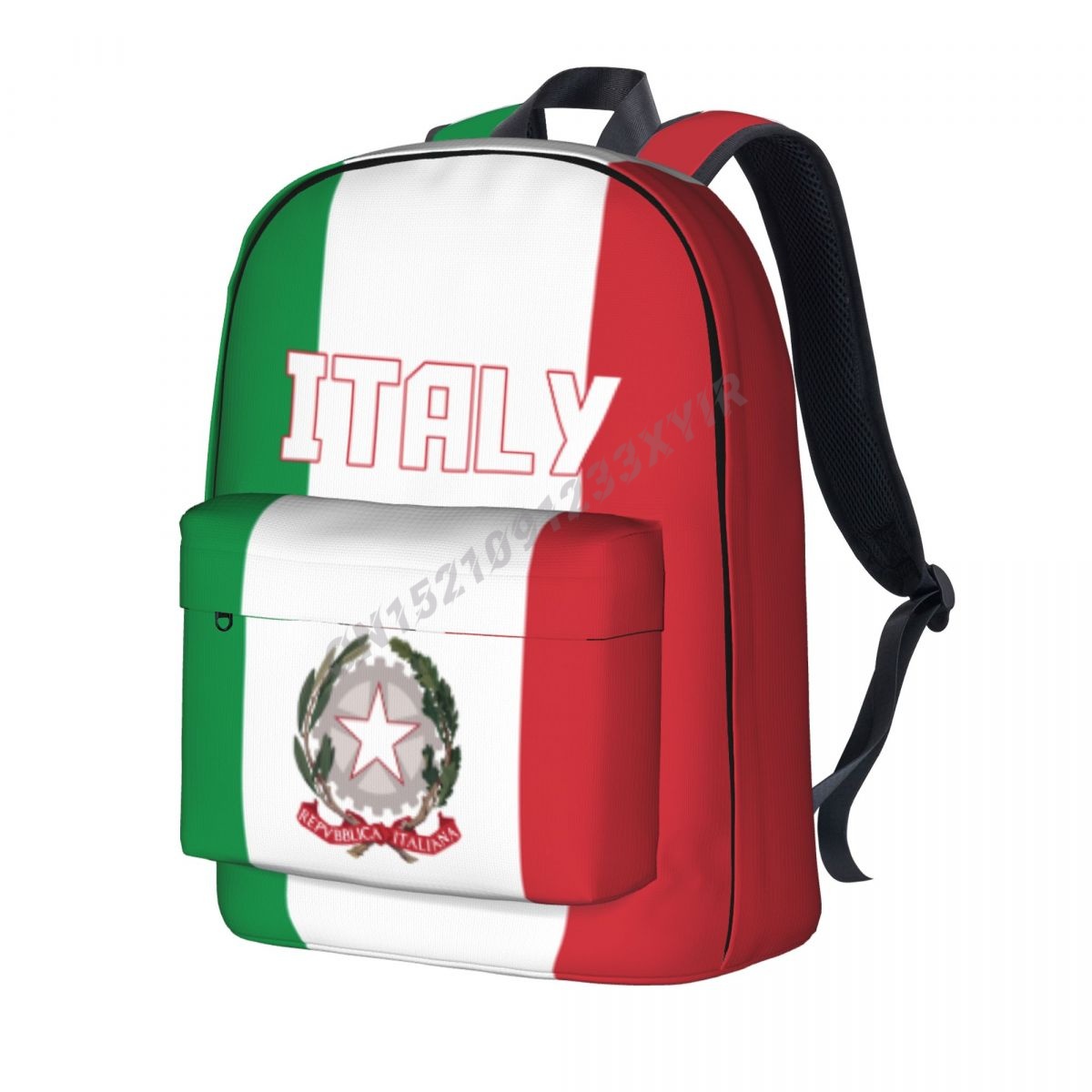 Travel Accessories Italy - Zaino unisex Bandiera italiana Zaino punto