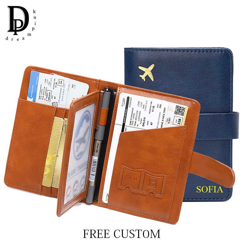 Travel Accessories Wallet - Portafoglio per passaporto da viaggio con