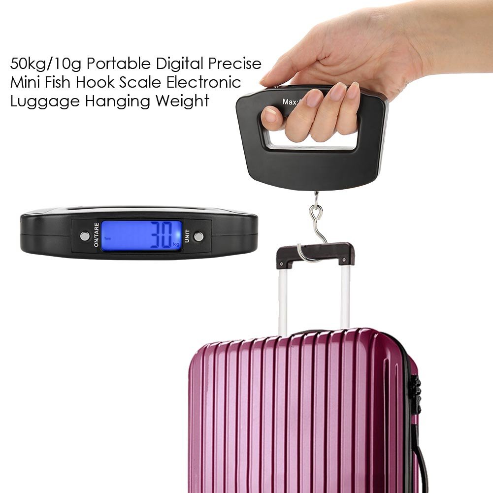 Luggage Scale Hanging - Bilancia Digitale da Pesca 50kg con