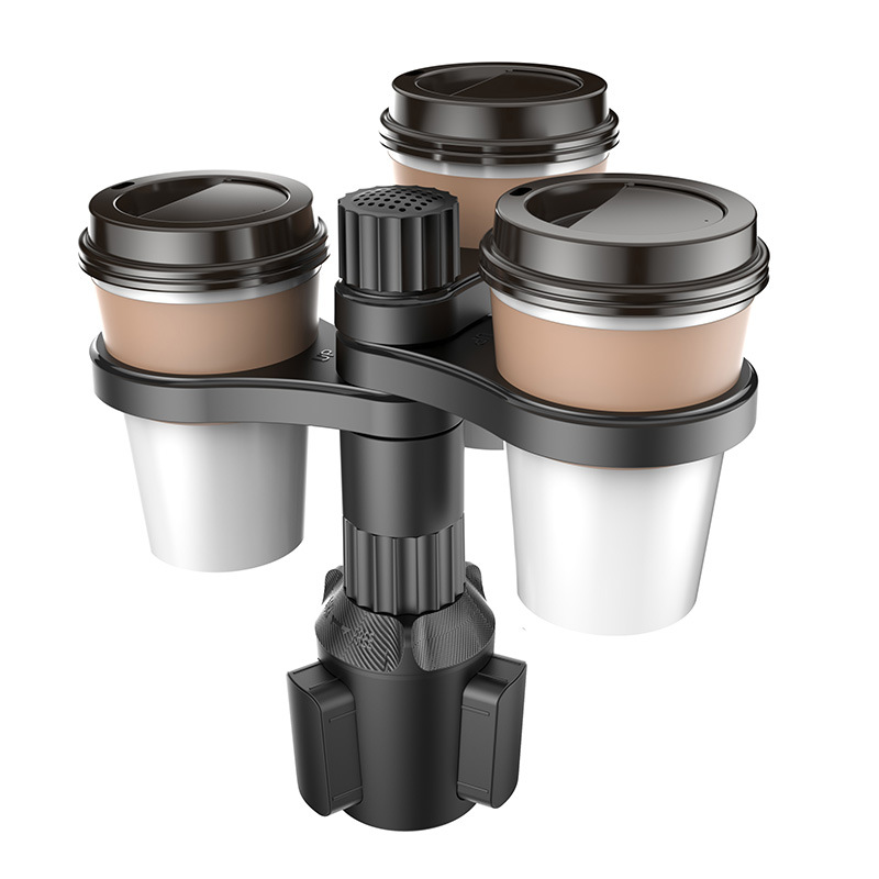 Travel Accessories For Road Trip - 360 ° Portabicchieri Auto Girevole 3-in-1