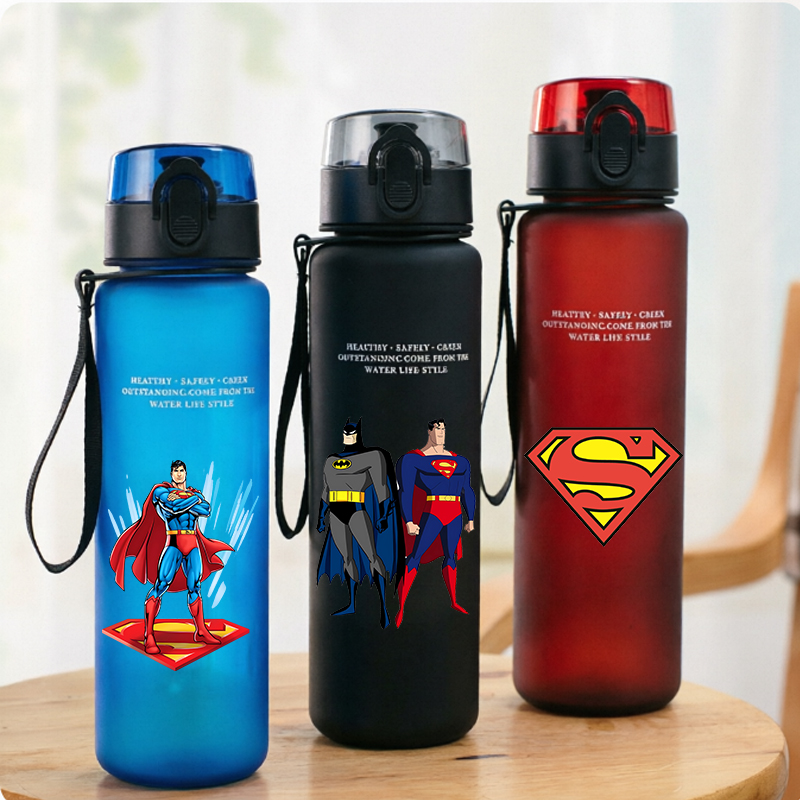 Portable Travel Kettle - Borraccia Sportiva Superman da 650ml, Bottiglia