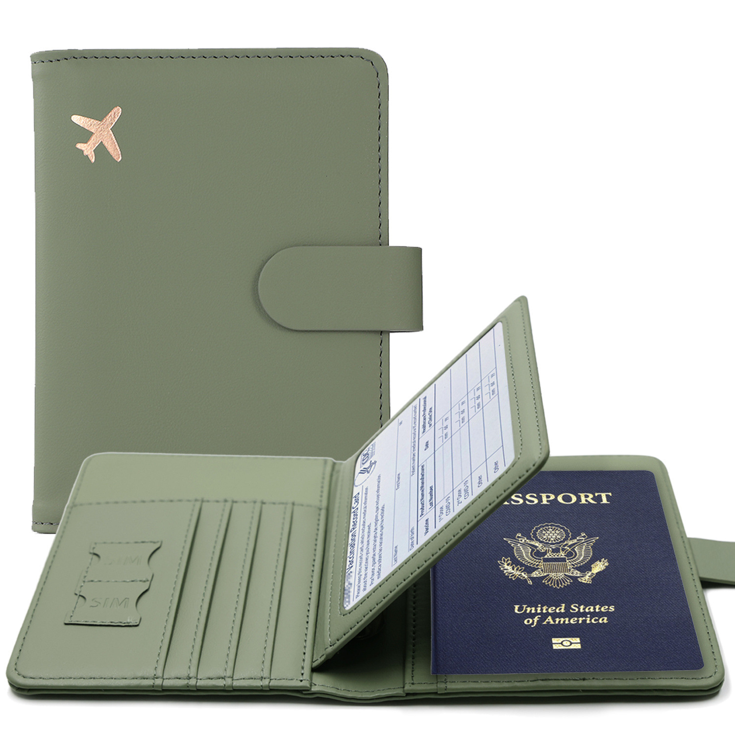 Travel Accessories Wallet - Custodia per passaporto RFID Porta passaporto