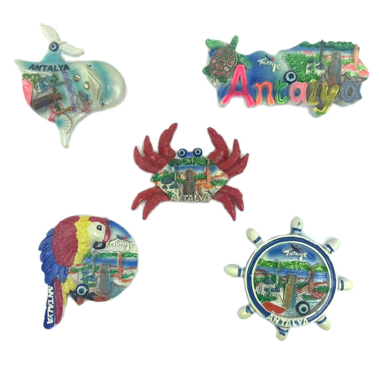 Travel Accessories For 3 Year Old - Antalia, turchia magnete per frigorifero Souvenir