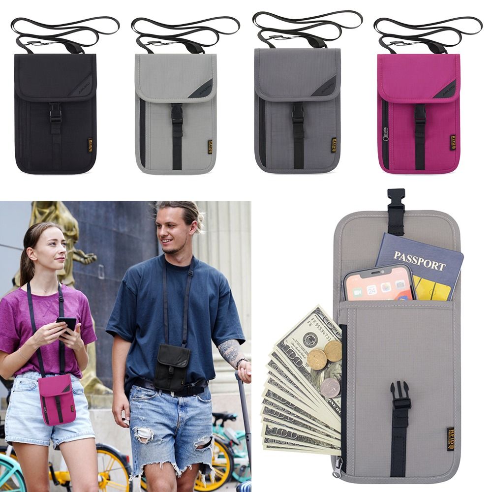 Passport Holder Rfid - Custodia protettiva da viaggio portatile Custodia