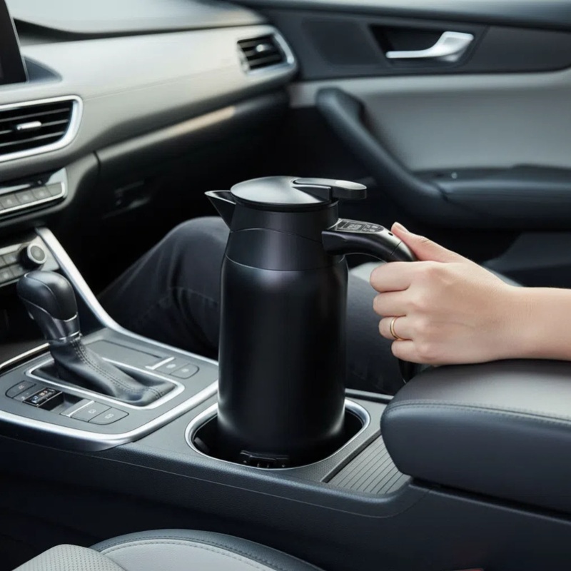 Portable Travel Kettle - Bollitore Elettrico Portatile per Auto 800ml