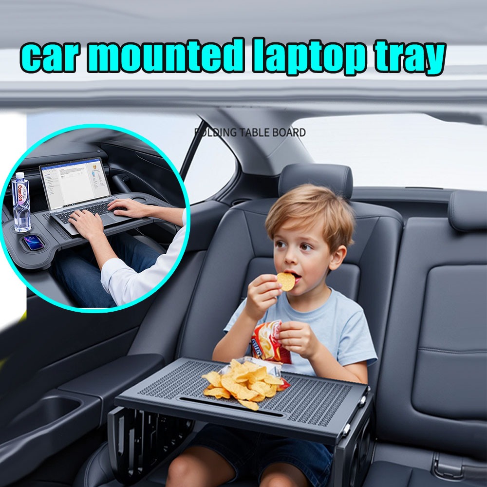 Travel Accessories Car - Tavolino Pieghevole per Laptop da Auto,