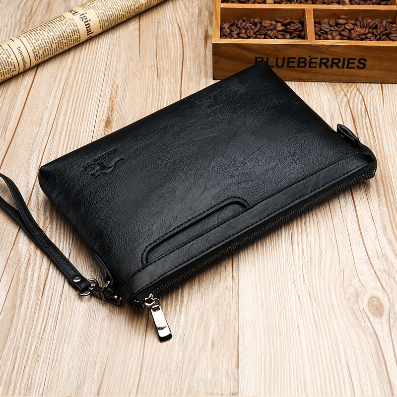 Travel Accessories Wallet - Borsa Clutch da Uomo in PU