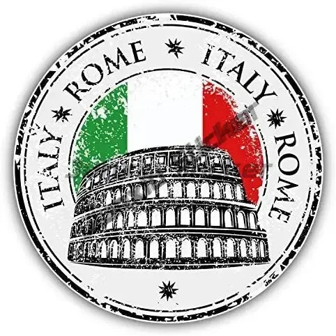 Travel Accessories Italy - Roma Città Italia Bandiera Grunge Timbro