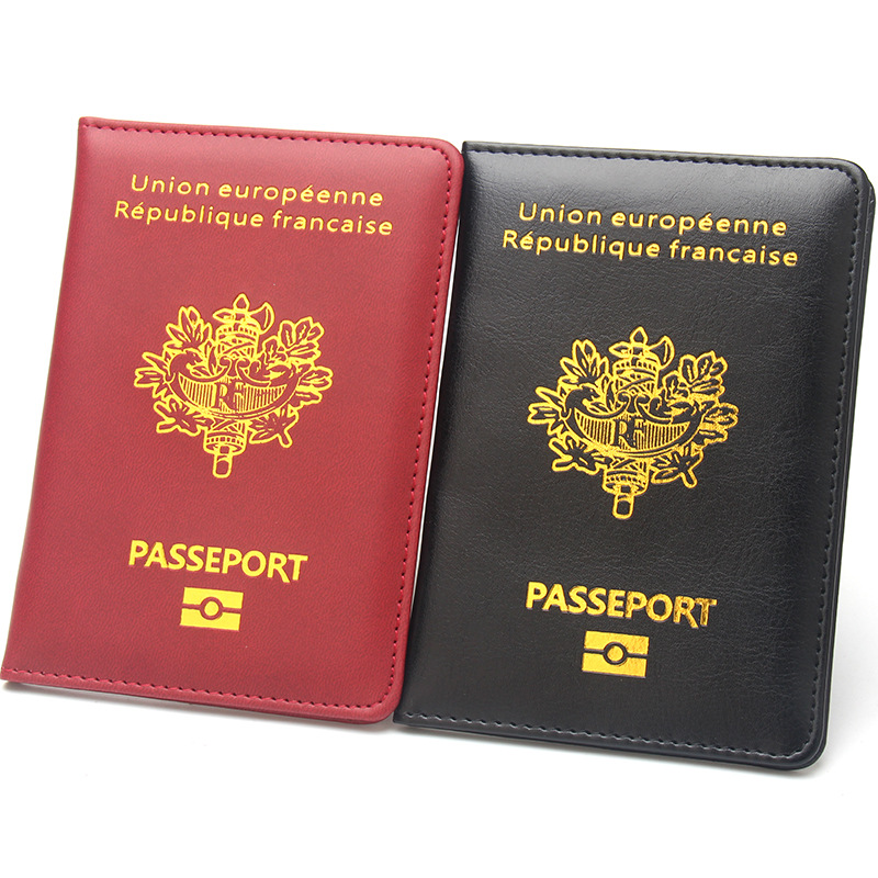 Qantas Travel Accessories - Porta passaporto in pelle di fascia