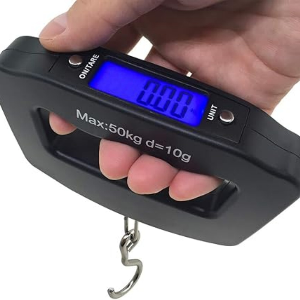 Luggage Scale Hanging - Bilancia per Bagagli 50Kg/10g, Bilancia Digitale
