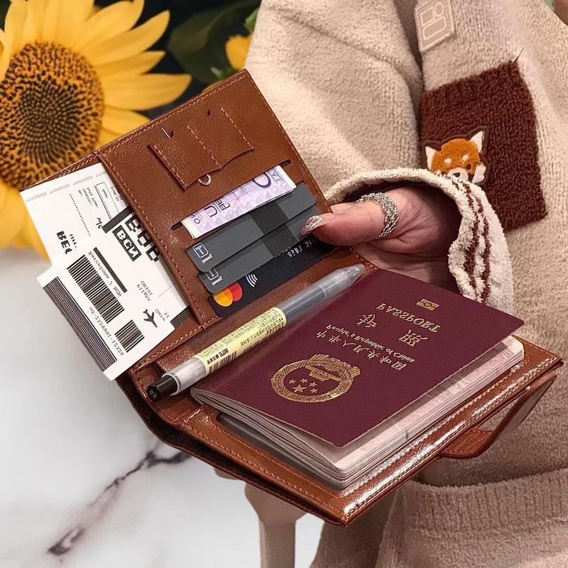 Qantas Travel Accessories - Portafoglio da Viaggio per Passaporto, Porta