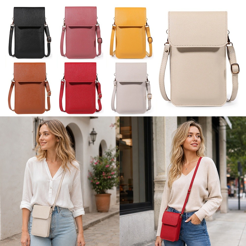 Passport Holder Rfid - Borsa per Telefono in Pelle PU