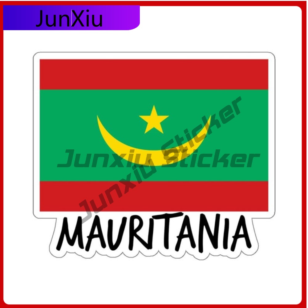 Travel Accessories Car - Adesivo da viaggio bandiera Mauritania Adesivo