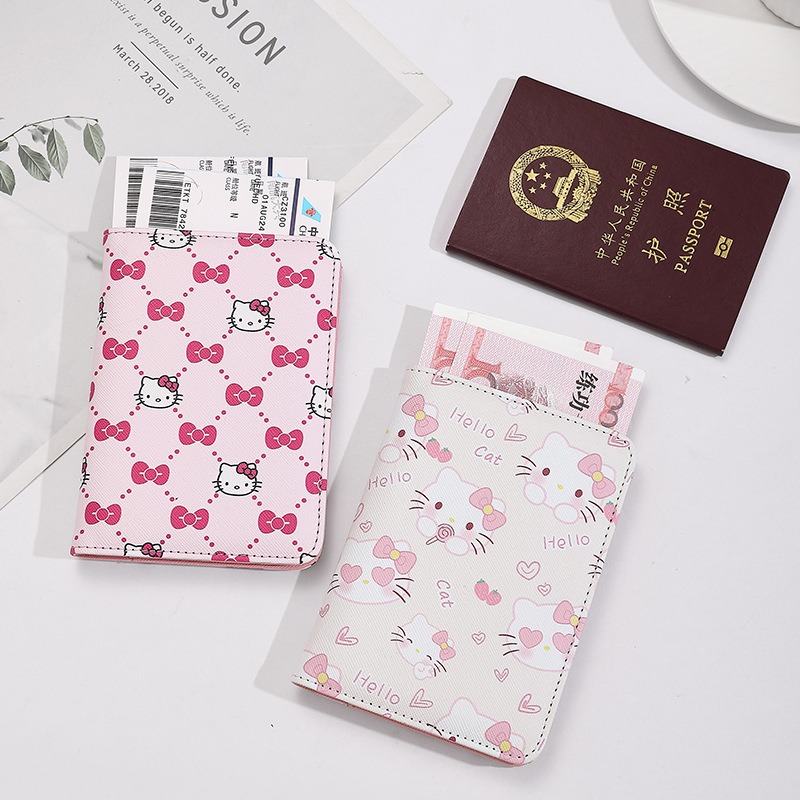 Qantas Travel Accessories - Custodia per passaporto da donna Hello