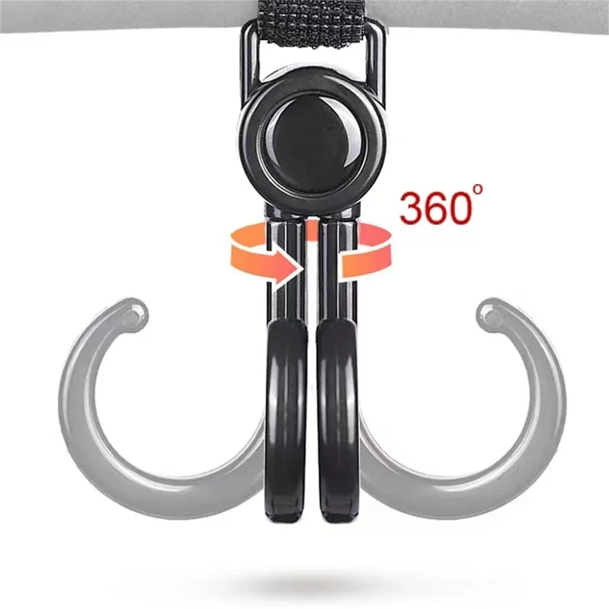 Doppi ganci girevoli Passeggin - Travel Accessories For 3 Year Old recensione e prezzo
