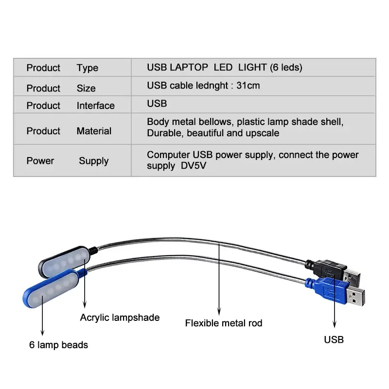 Lampada da Lettura LED USB Fle - Book Light Flexible recensione e prezzo