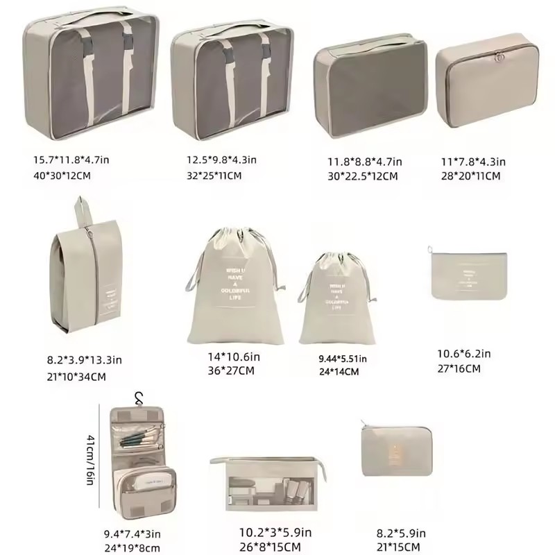 Set di Borse da Viaggio 7/8/9/ - Travel Accessories Gear recensione e prezzo