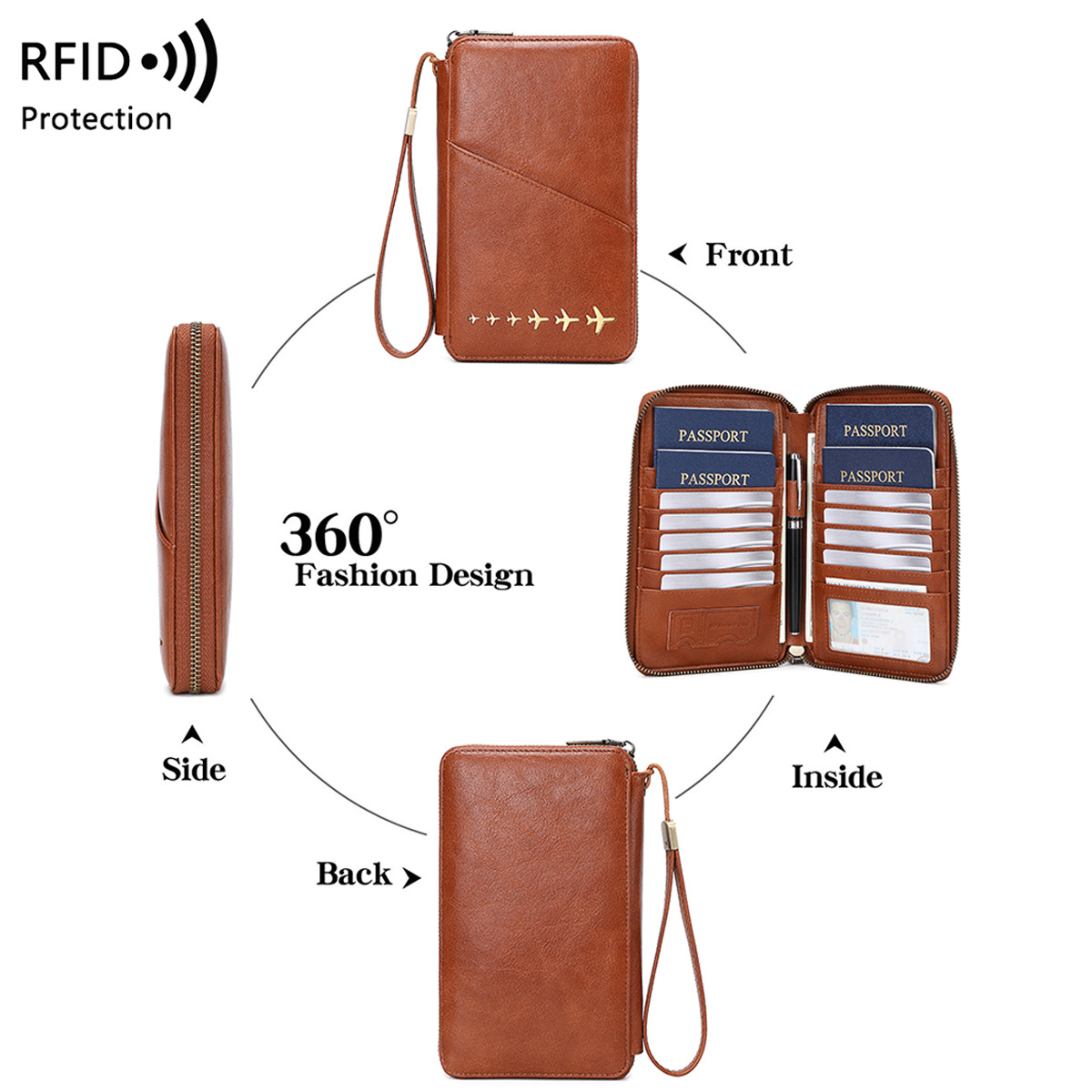 Portafoglio Passaporto con Des - Passport Holder Rfid recensione e prezzo