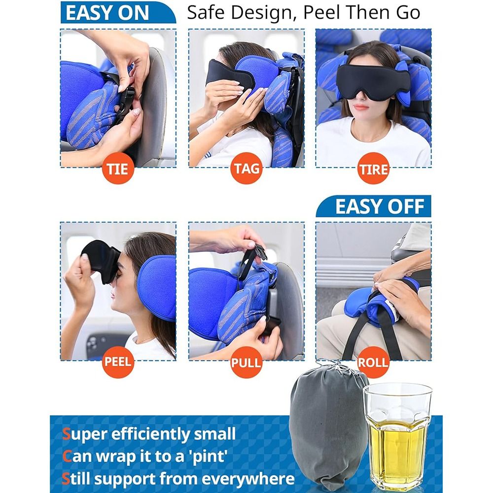 Cuscino da Viaggio Sagomato 3D - Travel Accessories For Road Trip recensione e prezzo