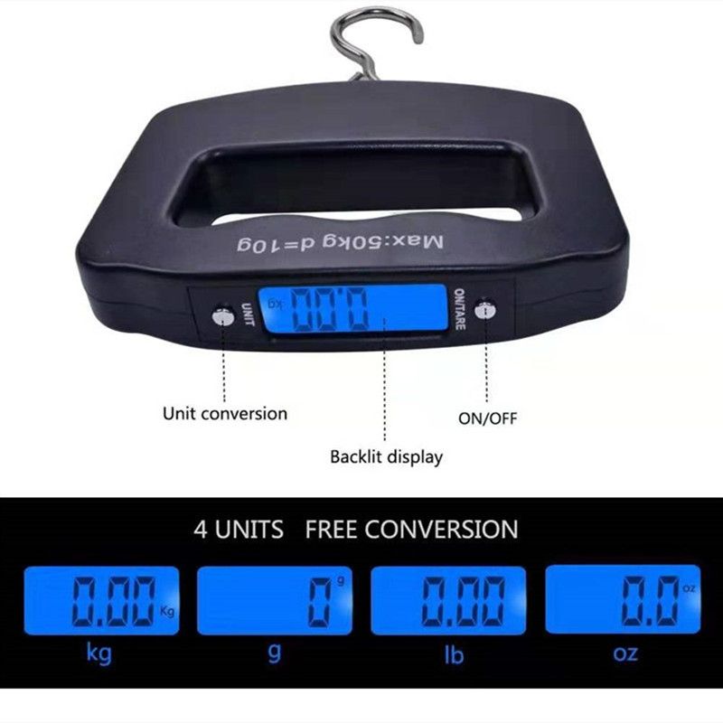 Bilancia Digitale da Pesca 50k - Luggage Scale Hanging recensione e prezzo