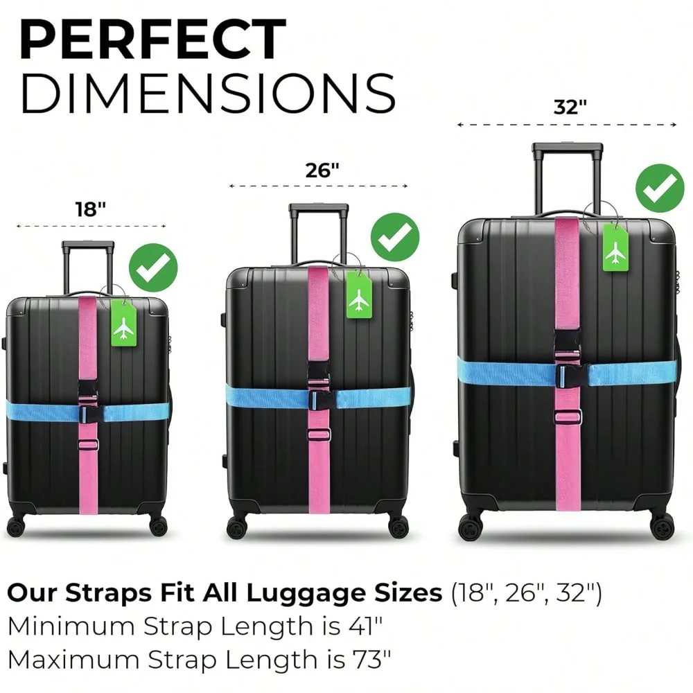 Set di cinghie per bagagli con - Travel Accessories Gear recensione e prezzo