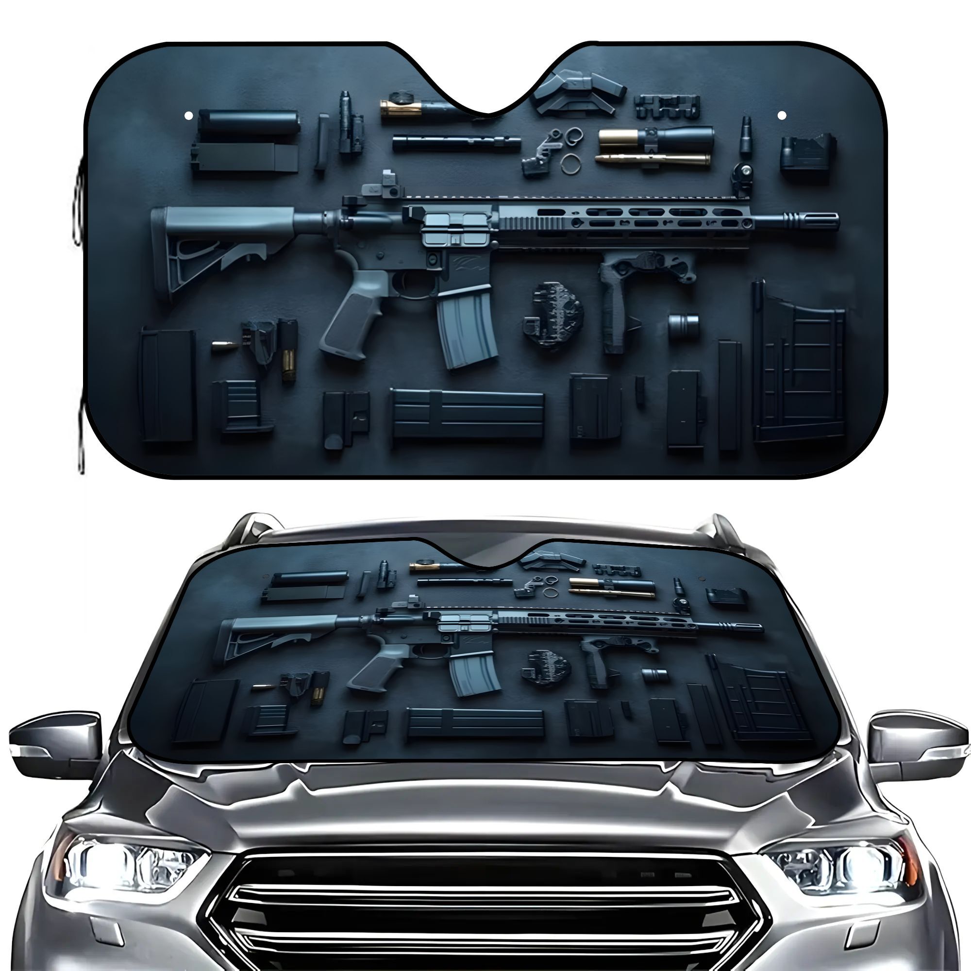 Parasole per Auto con Dettagli - Travel Accessories For Road Trip recensione e prezzo