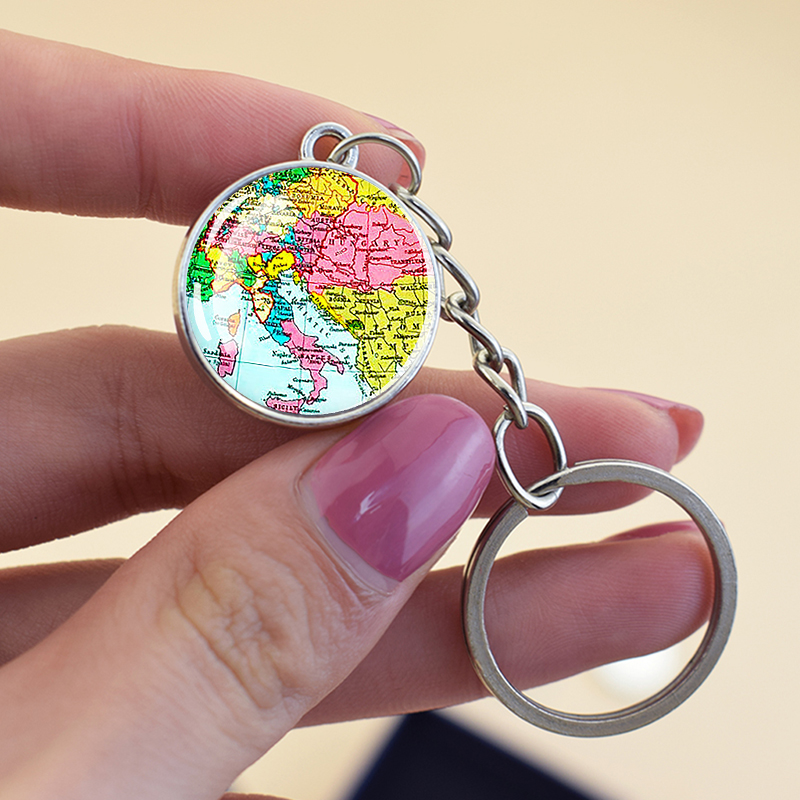 Portachiavi con mappa dei paes - Travel Accessories Italy recensione e prezzo