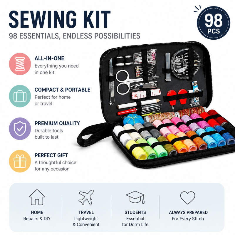 Set di Accessori per Cucito 68 - Travel Accessories Gear recensione e prezzo