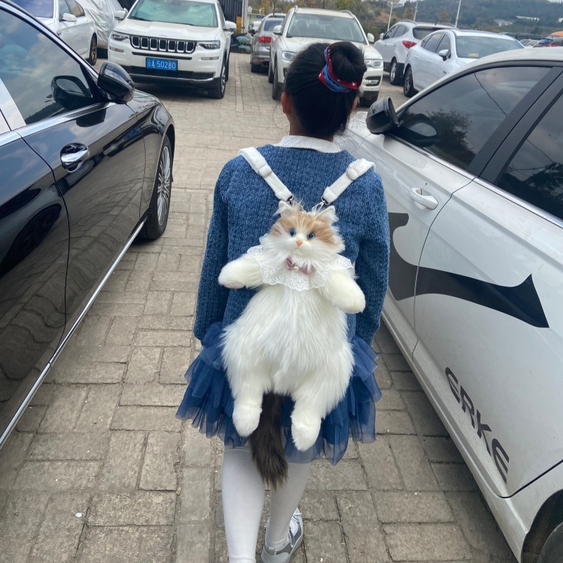 Nuovo Zaino Peluche Gatto Ragd - Travel Accessories Ideas recensione e prezzo