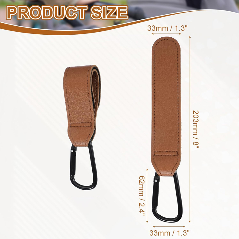 2 Pezzi Ganci in Pelle per Pas - Travel Accessories For 3 Year Old recensione e prezzo
