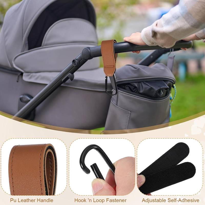 2 Pezzi Ganci in Pelle per Pas - Travel Accessories For 3 Year Old recensione e prezzo