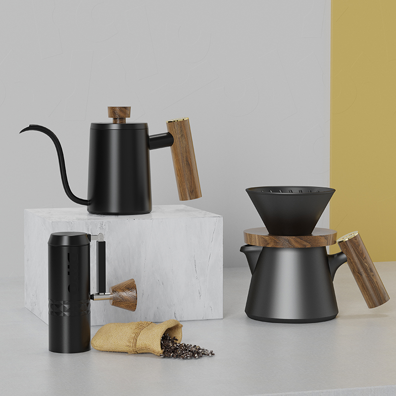 Set di kit da caffè di lusso D - Portable Travel Kettle recensione e prezzo