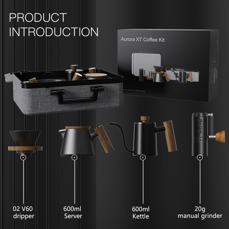 Set di kit da caffè di lusso D - Portable Travel Kettle recensione e prezzo